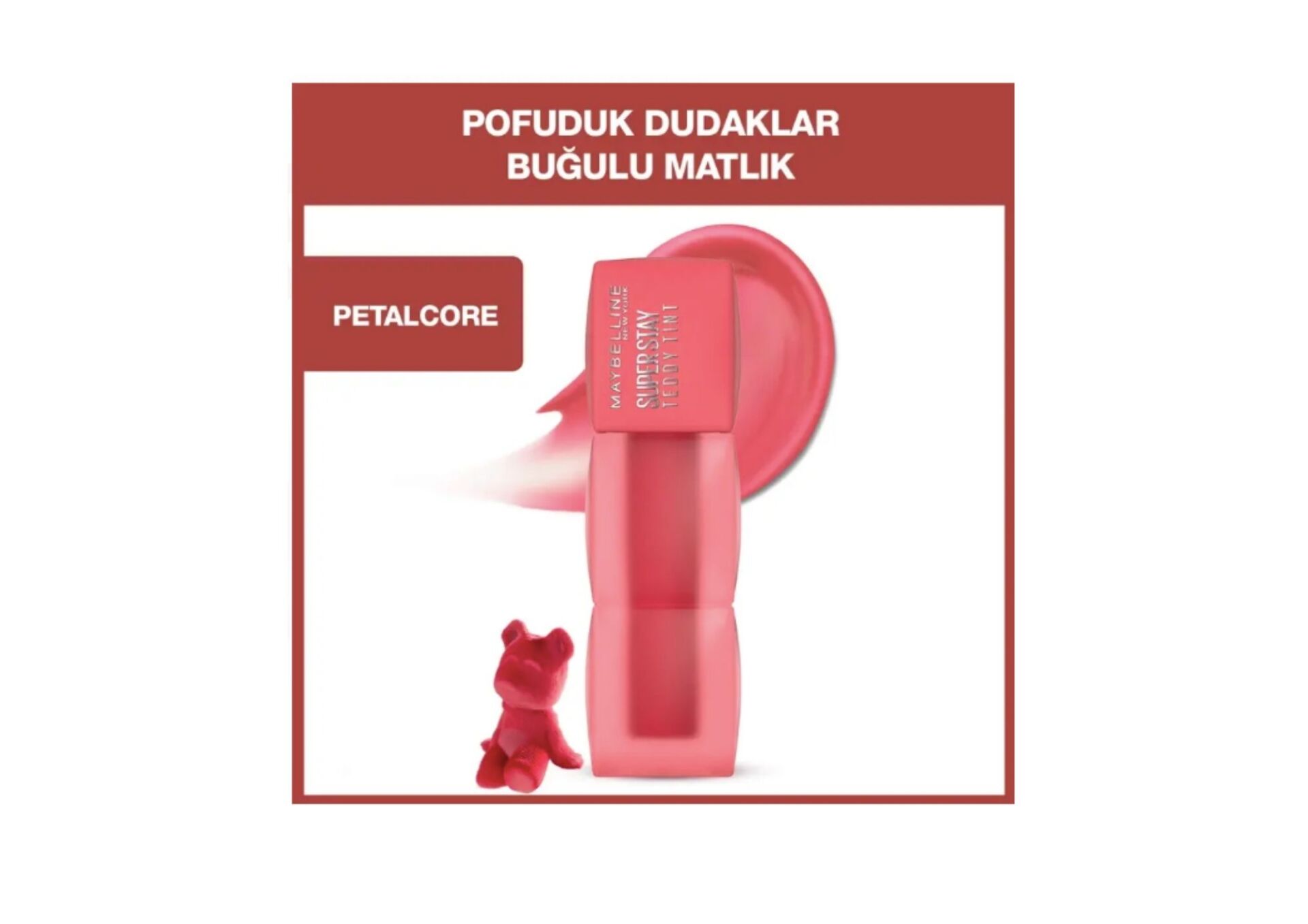 Maybelline Super Stay Teddy Tint Uzun Süre Kalıcı Likit Mat Tint 40 Petal Core