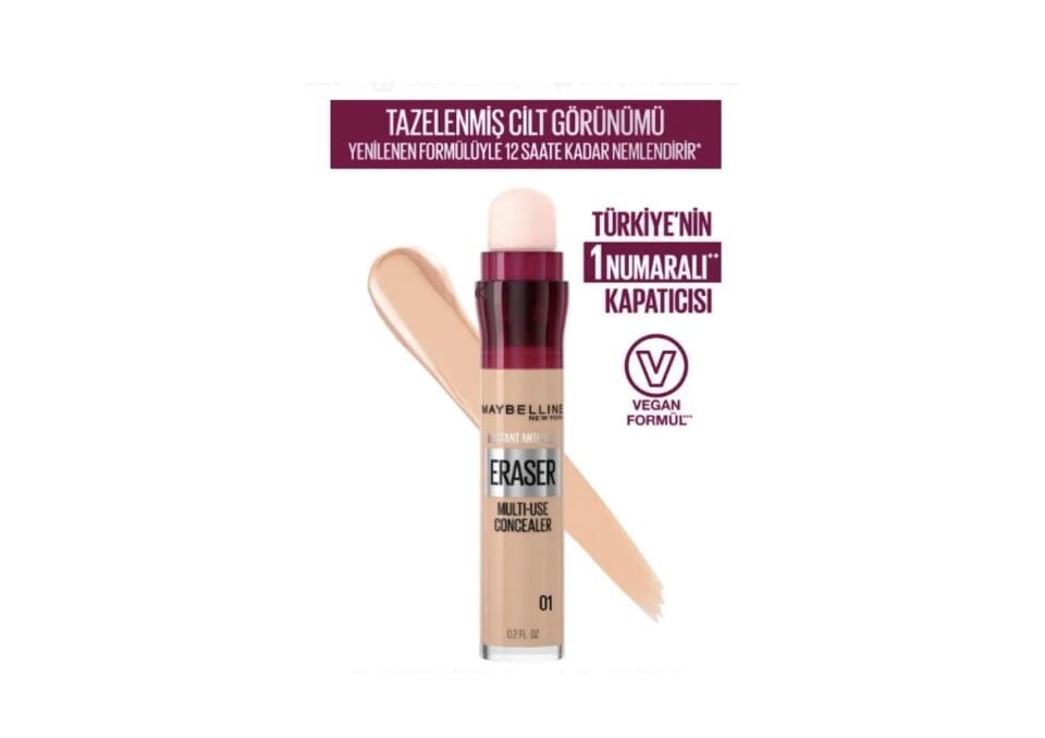 Maybelline Instant Anti Age Eraser Kapatıcı -01 Light