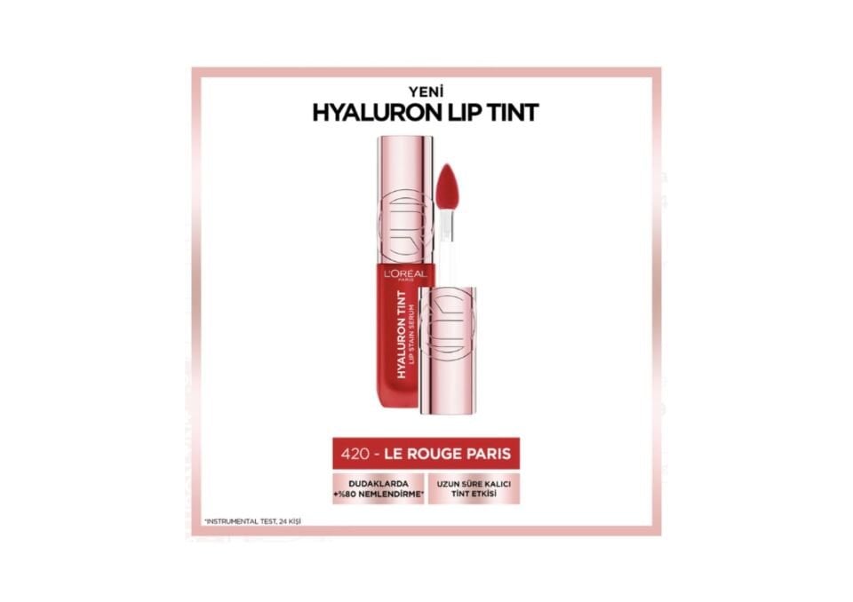 Loreal Paris Hyaluron Lip Tint Dudak Parlatıcı - 420 Le Rogue Paris